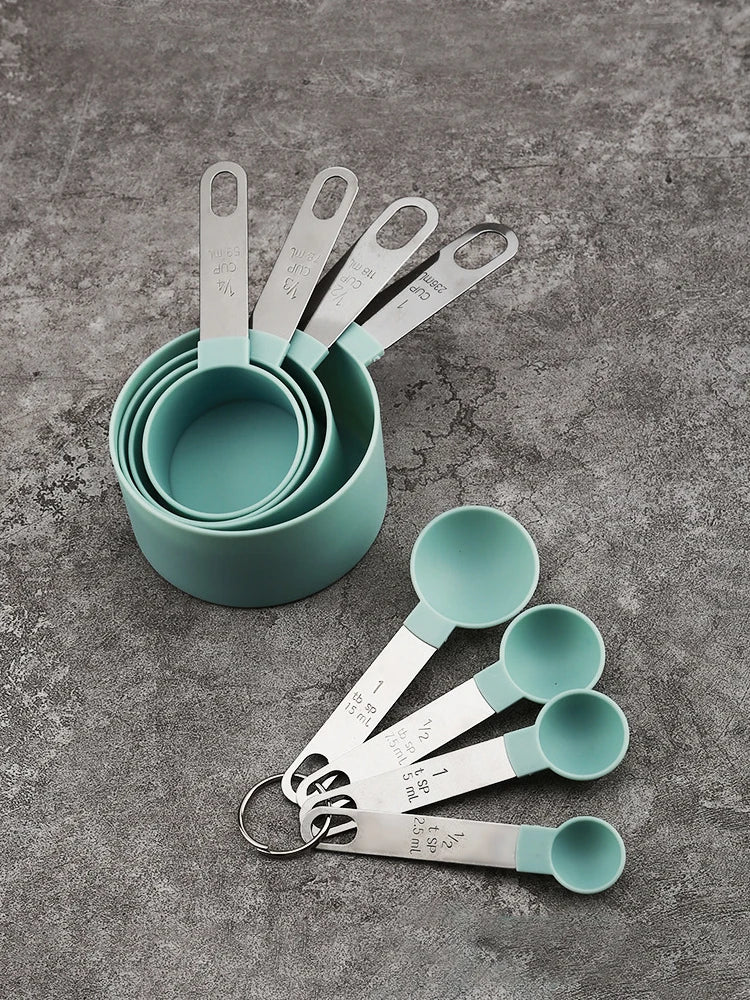 Colorful Measuring Cups & Spoons Set