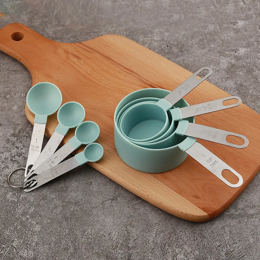 Colorful Measuring Cups & Spoons Set